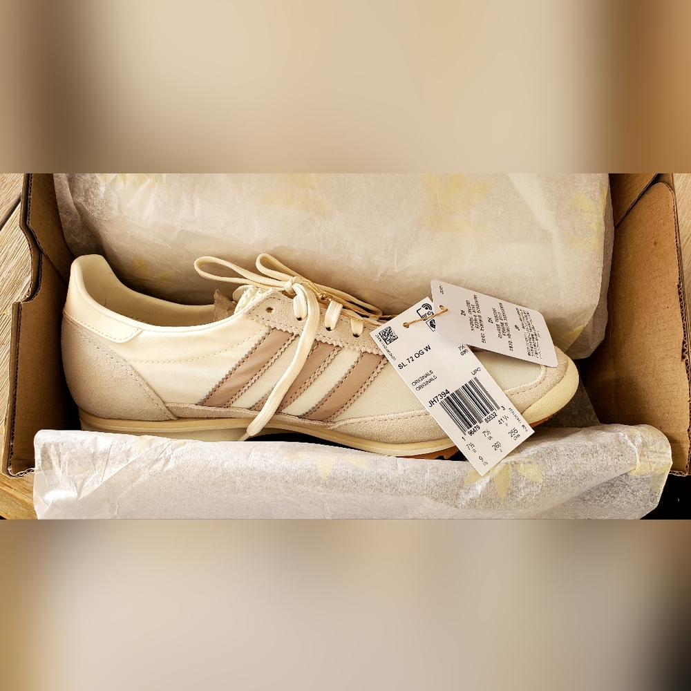 Adidas Originals SL72 Ivory/Cream/Tan 9.5